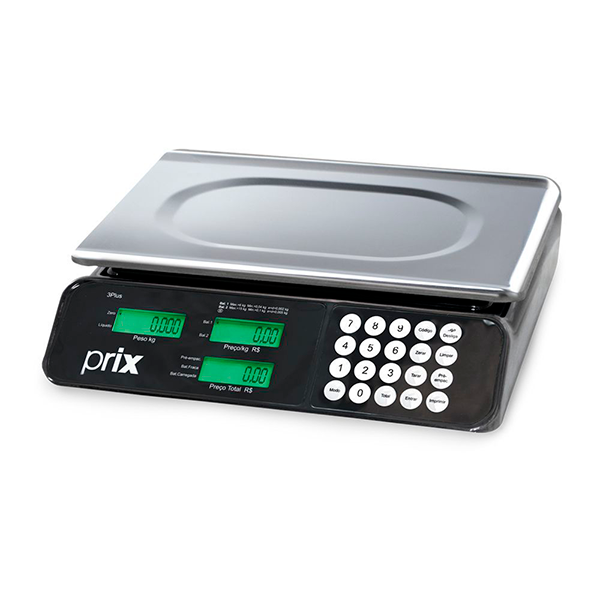 Balanca eletronica computadora Prix 3 Plus 30kg Toledo com bateria